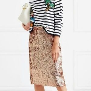 rose gold pencil dress